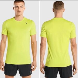 GymShark Neon Green short sleeve workout tee SIZE:MEDIUM